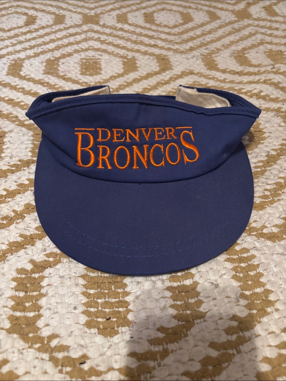 Vintage Denver Broncos snapback sideline visor